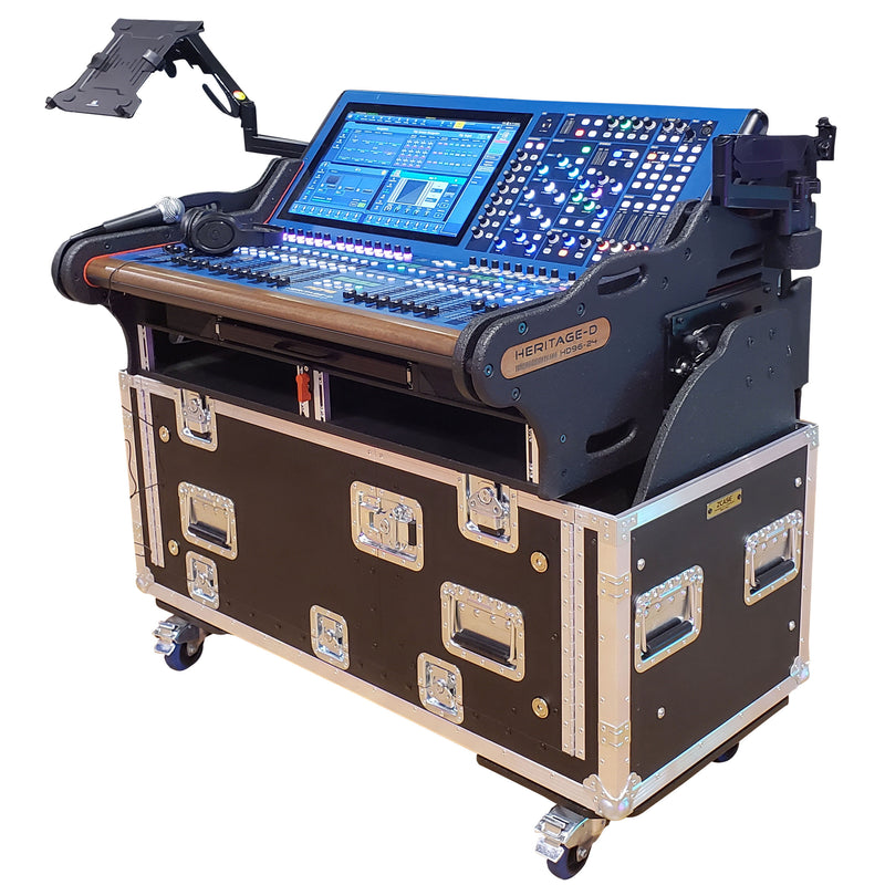 ProX XZF-MID HD D2U LMA MIDAS Heritage D Flip-Ready Hydraulic Console Case