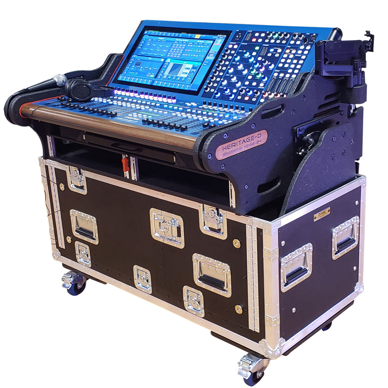 ProX XZF-MID HD D2U LMA MIDAS Heritage D Flip-Ready Hydraulic Console Case