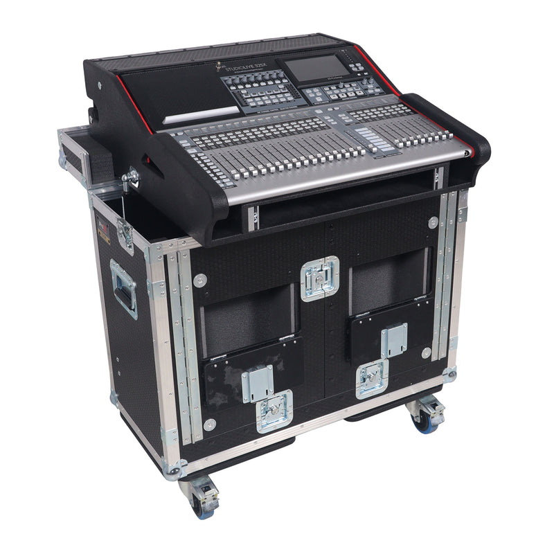 ProX XZF-PRE-SL32SX Flip-Ready Easy Retracting Hydraulic Lift Case for PreSonus StudioLive 32SX Mixing Console