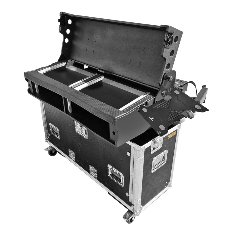 ProX XZF-WAVESLV1X26U WAVES eMotion LV1 Live Mixer Flip-Ready Hydraulic Console Easy Retracting Lifting Case