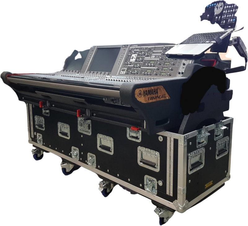 ProX XZF-YPM7/10 RIVAGE D3U Yamaha PM7/10 Rivage Flip-Ready Hydraulic Console Detachable Lifting Flight Case