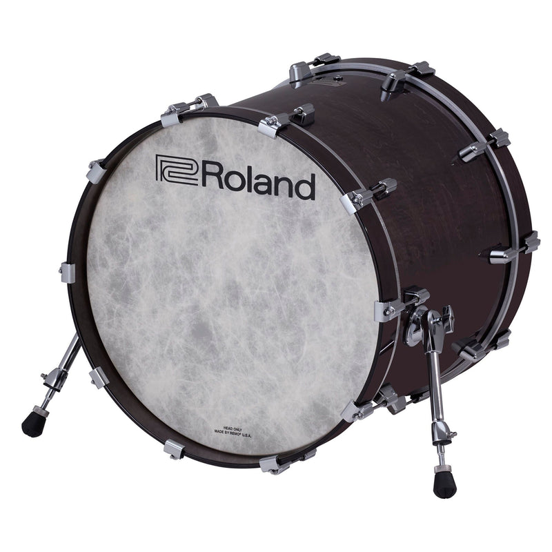 Roland KD-22-GE Acoustic Kick Drum (Gloss Ebony) - 22"