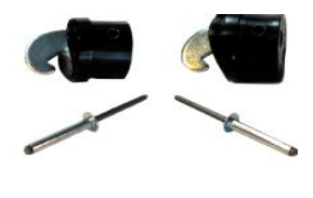 PD Pipe & Drape Z-PD-END-PLUG-KIT-S Replacement Crossbar End Plug Kit - Small