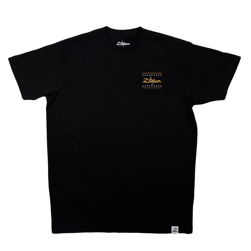 Zildjian Zats0111-le T-shirt personnalisé en édition limitée (noir) - Small