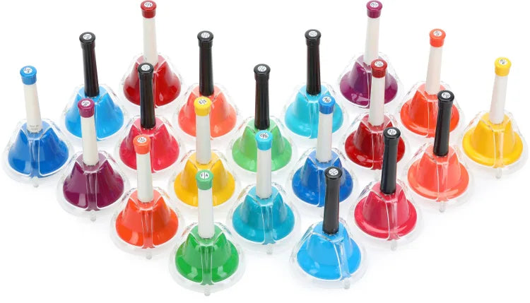 Rhythm Band RB117EX KidsPlay 20 Note Combined Hand/Desk Bell Set