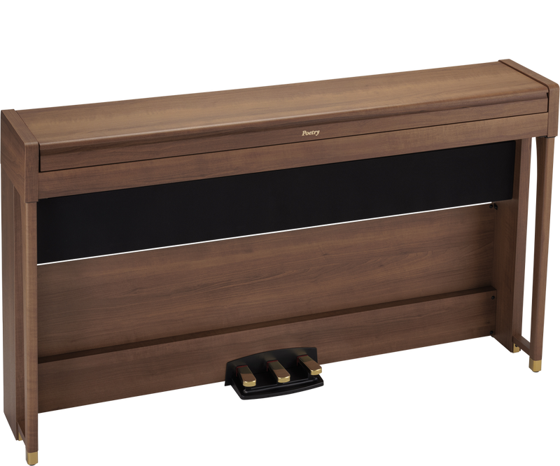 Korg POETRY 88-key RH3 Elegant Upright Digital Piano with Bluetooth Audio Playing (Wood Grain Exterior)