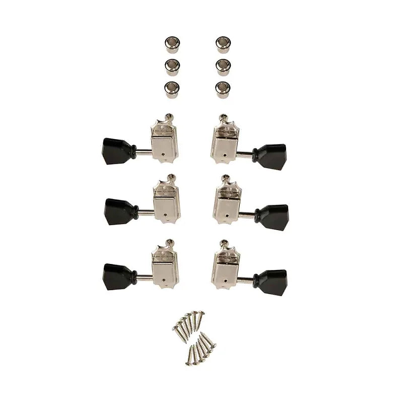 PRS SE Vintage Style Tuner Set of 6 (Chrome w/Black Tulip)