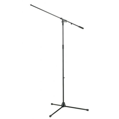 K&M 21021 Extra Tall Mic Stand (Black)