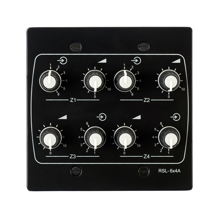 Cloud Electronics RSL-6X4AB Contrôleur de niveau de volume à distance (noir)