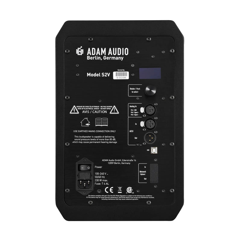 ADAM Audio S2V Active Studio Monitor - 7" Woofer