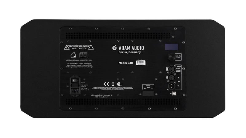ADAM Audio S3H 3 Way Active Studio Monitor - 7" Woofer