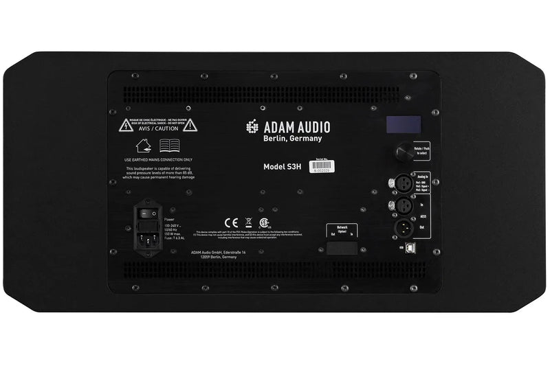 ADAM Audio S3H 3 Way Active Studio Monitor - 7" Woofer