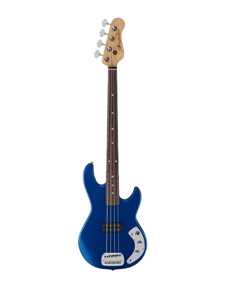 G&L L1000-CLF-MBM-CR CLF Research L1000 Electric Bass Guitar (Midnight Blue Metallic)