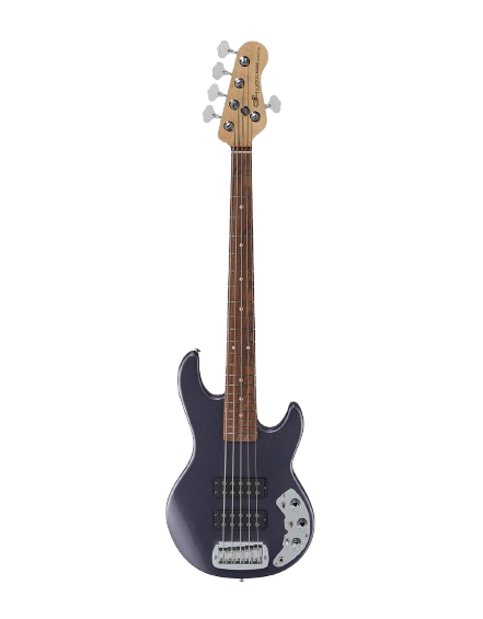 G&L S750-L25-GRP-CR CLF Research L2500 Series 750 5 String Electric Bass Guitar (Graphite Metallic)