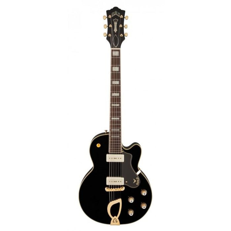 Guild M-75 ARISTOCRAT Hollow Body Electric Guitar (Black)