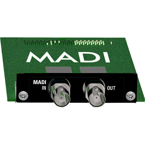 Appsys ProAudio AUX-MADICOAX Carte MADI coaxiale 64 x 64 canaux pour convertisseurs Flexiverter