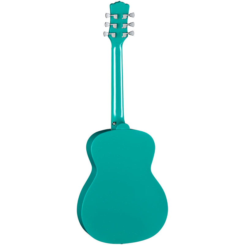 Luna AR BOR TEAL Aurora Borealis 3/4 Acoustic Guitar (Teal Sparkle)