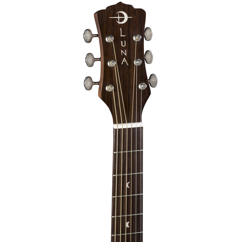 Luna ART VINTAGE FOLK Acoustic Guitar (Distressed Vintage Brownburst)