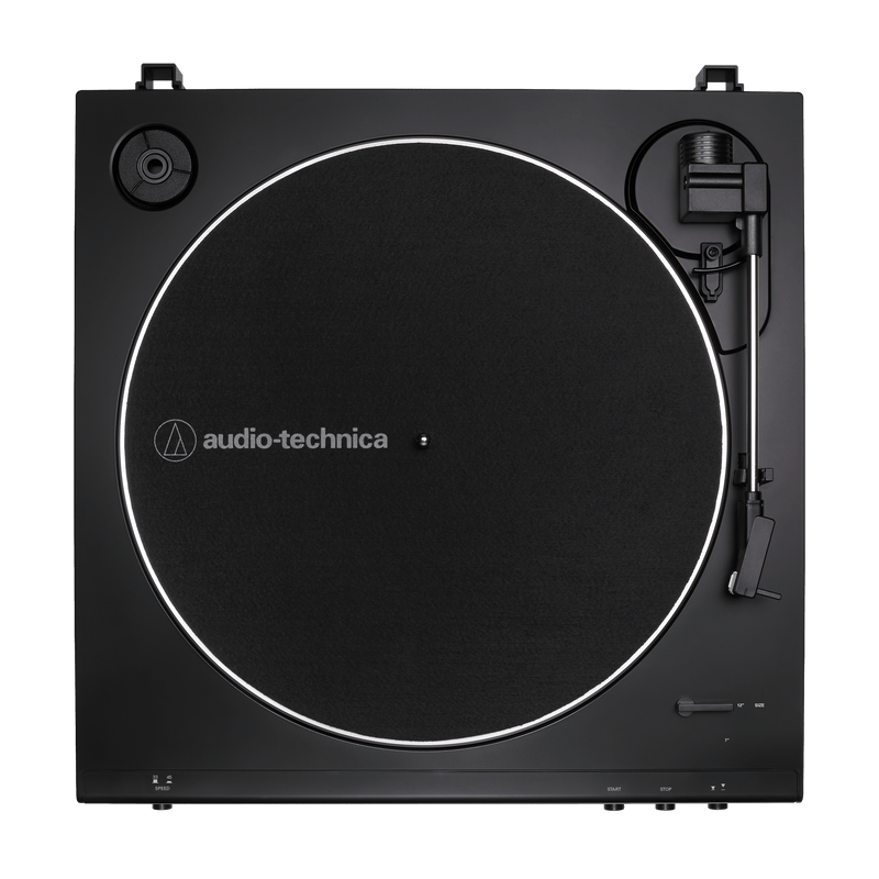 Audio-Technica AT-LP60X-BK Platine vinyle stéréo entièrement automatique à entraînement par courroie (noir)