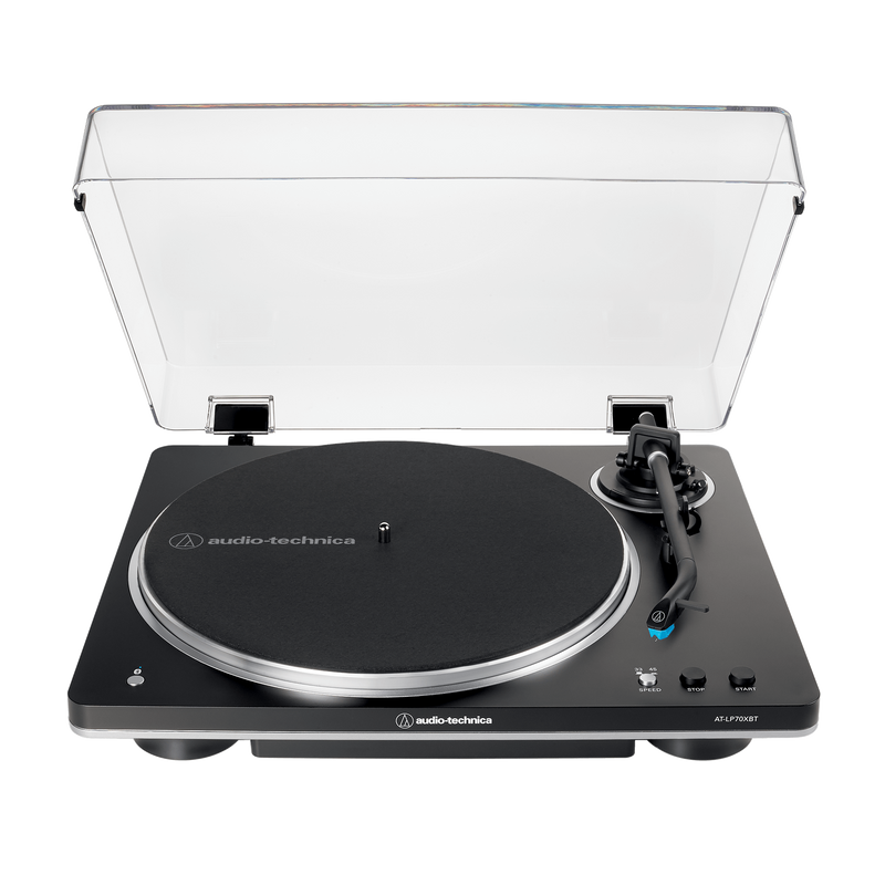 Audio-Technica AT-LP70XBT Fully Automatic Wireless Belt-Drive Turntable (Black/Grey)