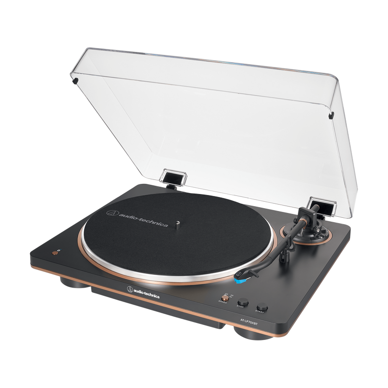 Audio-Technica AT-LP70XBT Fully Automatic Wireless Belt-Drive Turntable (Black/Bronze)