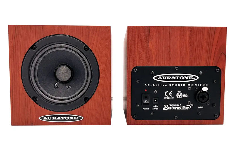 Auratone 5C Active Super Sound Cube 4.5-inch Reference Monitor (Woodgrain) (DEMO)