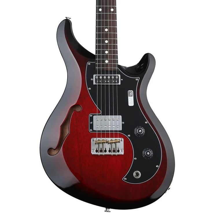 PRS S2 VELA Guitare électrique semi-creuse (Scarlet Sunburst)
