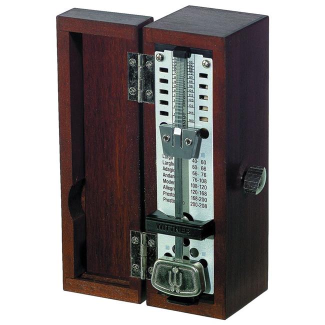 Wittner 880210 Taktell Super-Mini Case Metronome (Mahogany Wood)