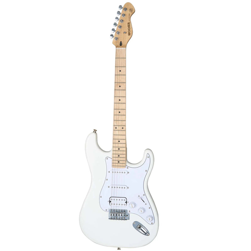 Mooer MSC11-PRO-PW Electric Guitar (Polar White)