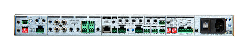 Cloud Electronics 24-240 2 Zone Integrated Mixer Amplifier