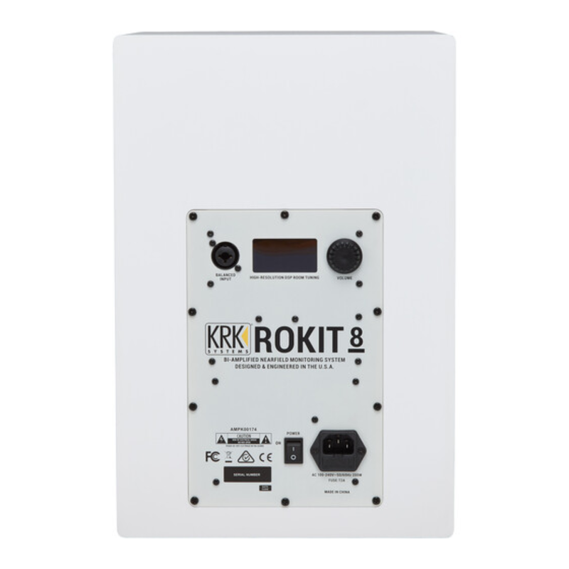 KRK ROKIT RP8-G4 / WN 8 "Moniteur de studio actif à 2 voies (blanc) (démo)