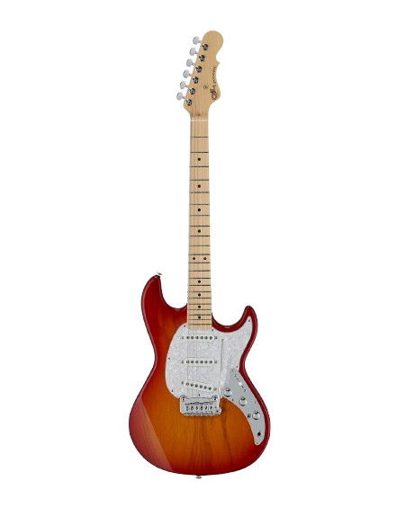 G&L FDSKY-CHY-MP Fullerton Deluxe Skyhawk Electric Guitar (Cherryburst)