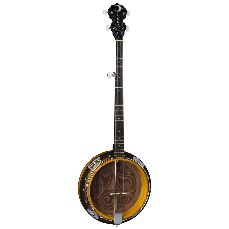 Luna BGB CEL 5 Celtic 5-String Banjo (Tobacco Burst)