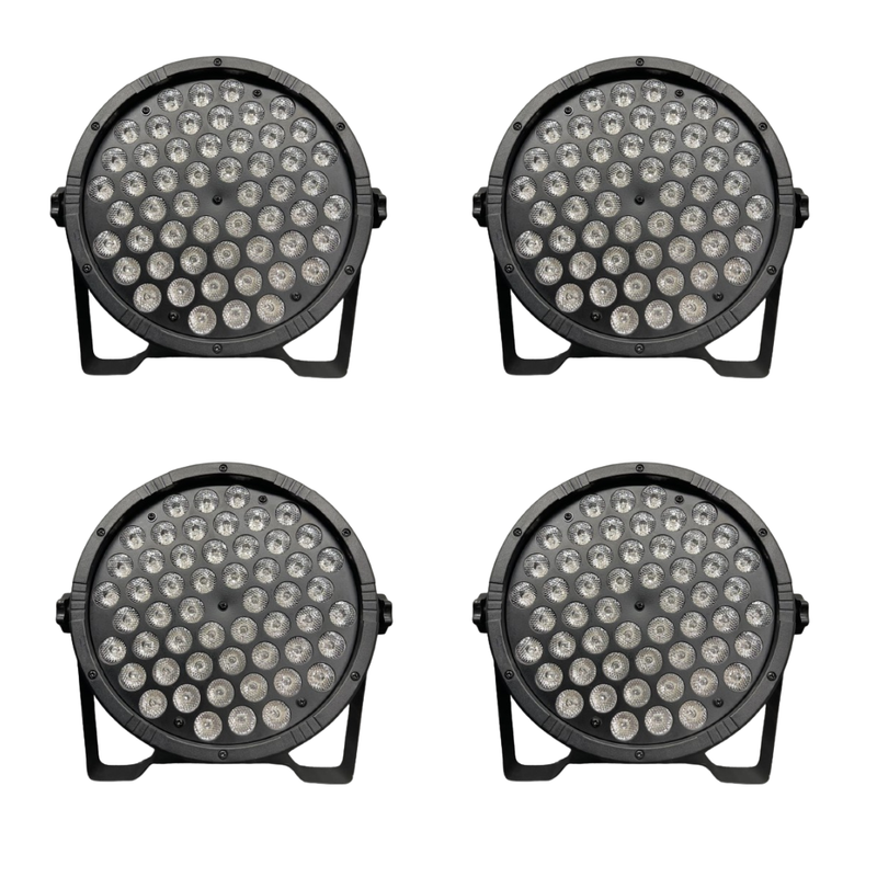 Big Dipper LPC008S Led Par Wash Light 54 Watts RGB - Pack Of 4