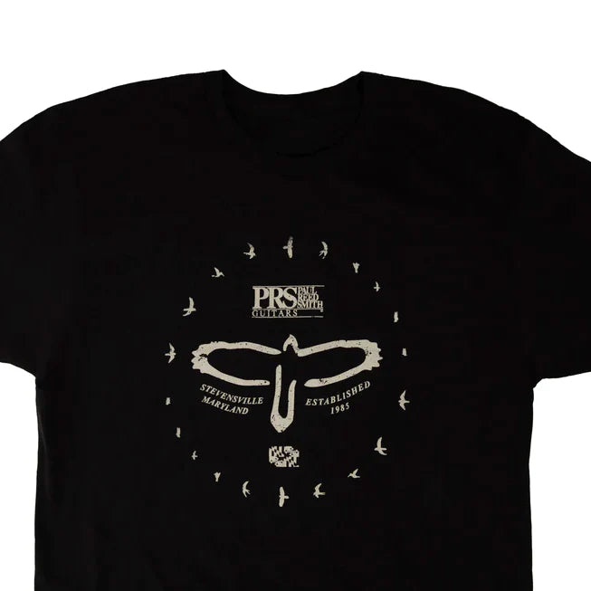 T-shirt PRS Circle of Birds (Noir) - Petit