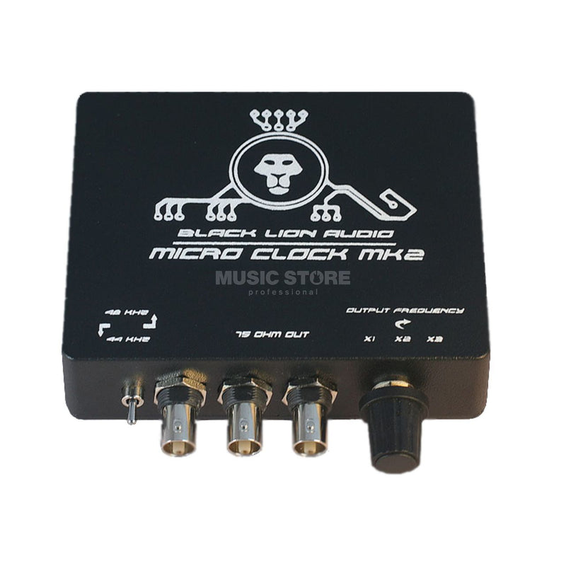 Horloge maître Black Lion Audio MICRO CLOCK MK2 avec oscillateurs à cristal de 3e ordre