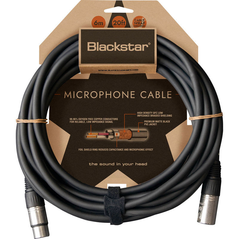Blackstar BS-CBLXLR3MFM XLR/XLR M to F Cable - 6M