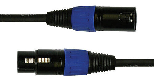 Blizzard Lighting DMX-100Q 3-pin XLRM to XLRF 120 ohm DMX Cable - 100'