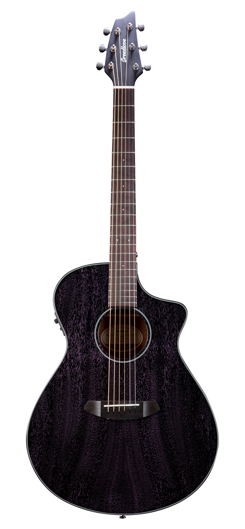 Breedlove RFCN53CEAMAM Rainforest S African Mahogany Concert Acoustic-Electric Guitar (Orchid)