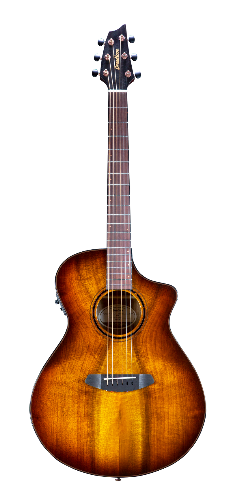 Breedlove PSCN42CEMYMY Pursuit Exotic S CE Concert Acoustic-Electric Guitar (Tiger Eye)