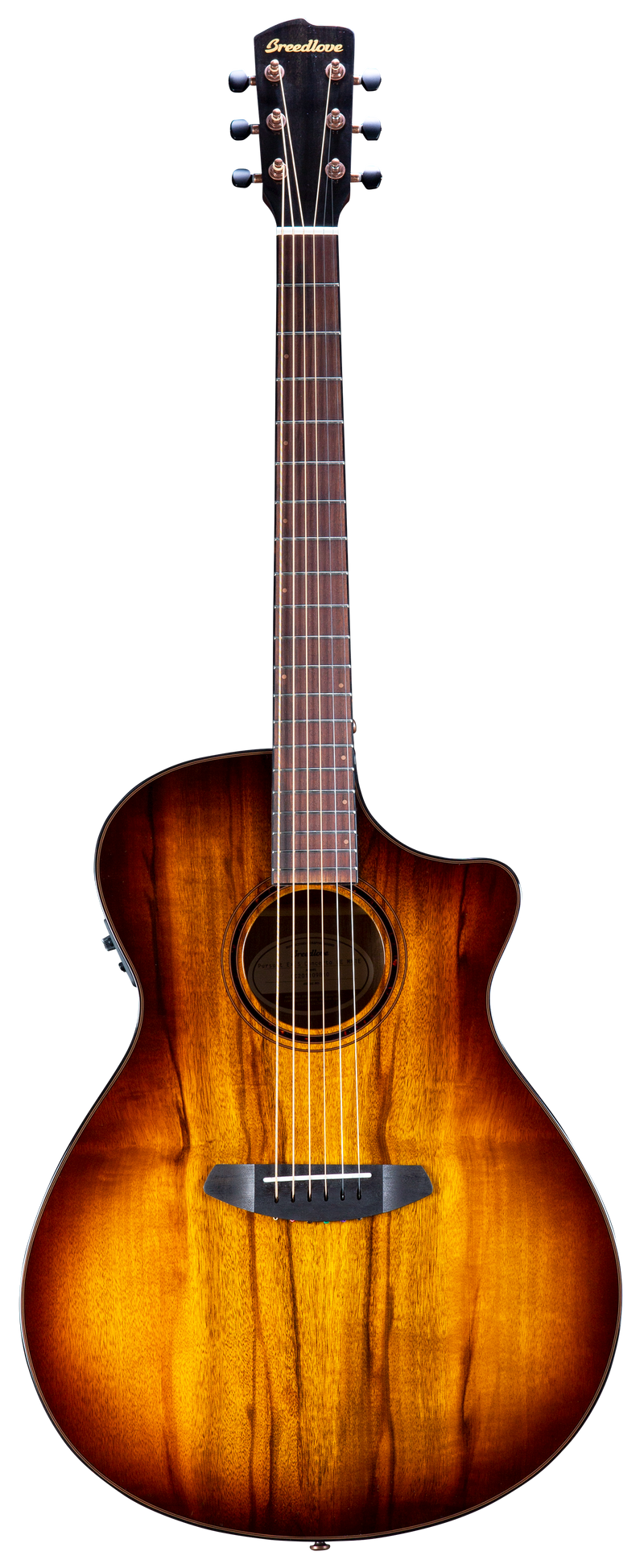 Breedlove PSCO42CEMYMY Pursuit Exotic S CE Concerto Acoustic-Electric Guitar (Tiger Eye)