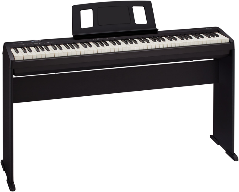 Roland FP-10 Digital Piano 88 Notes With Hammer Action + FREE KSCFP10 Stand for FP-10 (Black) (BUNDLE)