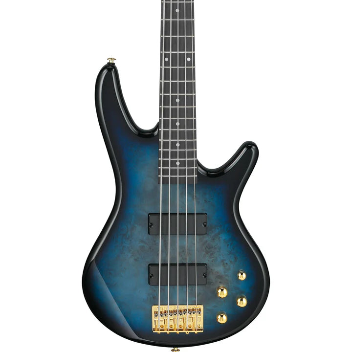 Ibanez GSR205PCTMU 5 String Electric Bass Guitar (Transparent Marine Burst)