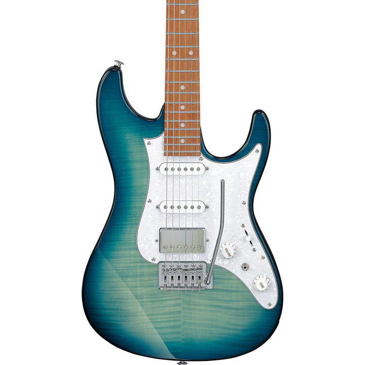 Ibanez AZ22S1FTXB Electric Guitar (Transparent Turquoise Burst)