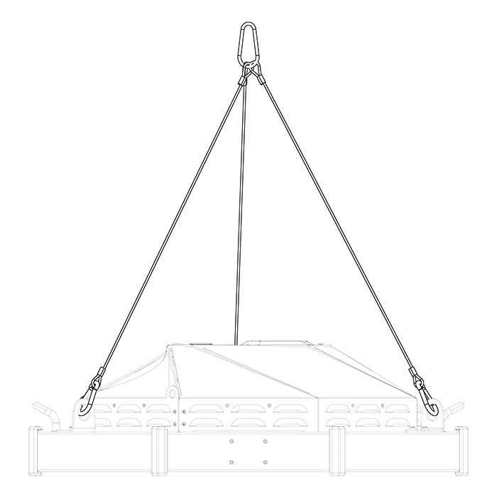 Chroma-Q CHSPFB Bridle for Space Force Fixture