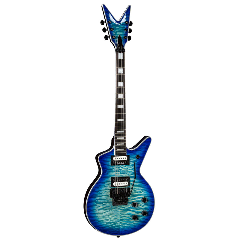 Dean Guitars CADI SEL F QM OSB Cadillac Select Quilt Top Electric Guitar (Ocean Burst)