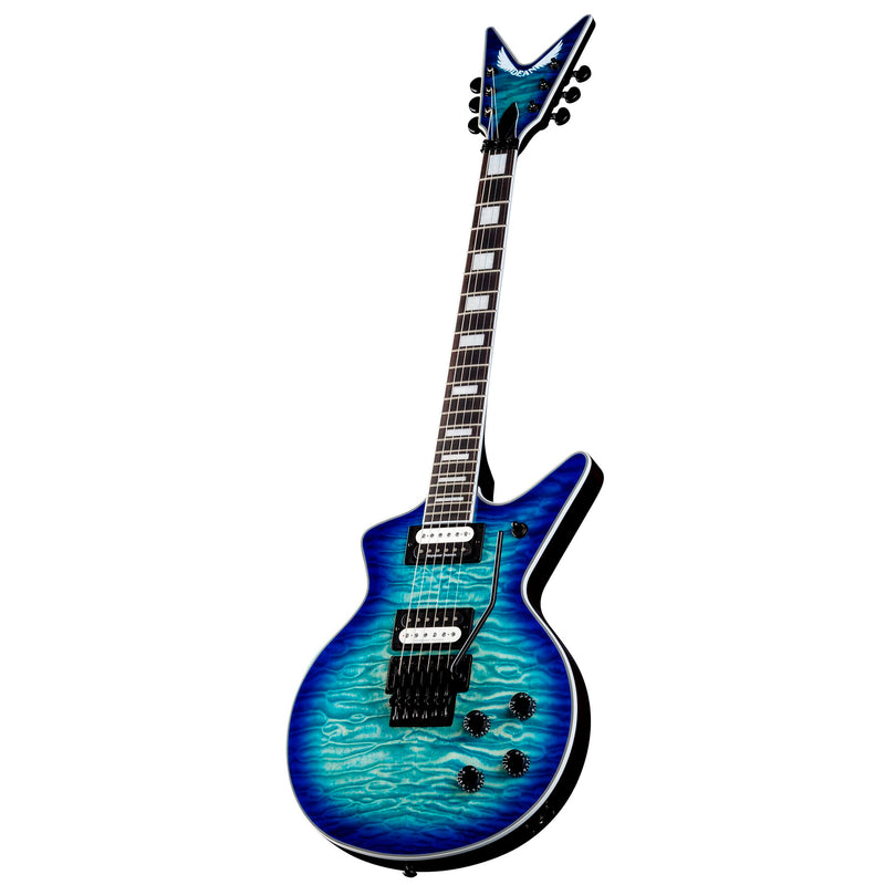 Dean Guitars CADI SEL F QM OSB Cadillac Select Quilt Top Electric Guitar (Ocean Burst)