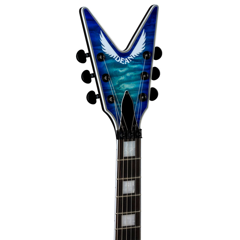 Dean Guitars CADI SEL F QM OSB Cadillac Select Quilt Top Electric Guitar (Ocean Burst)