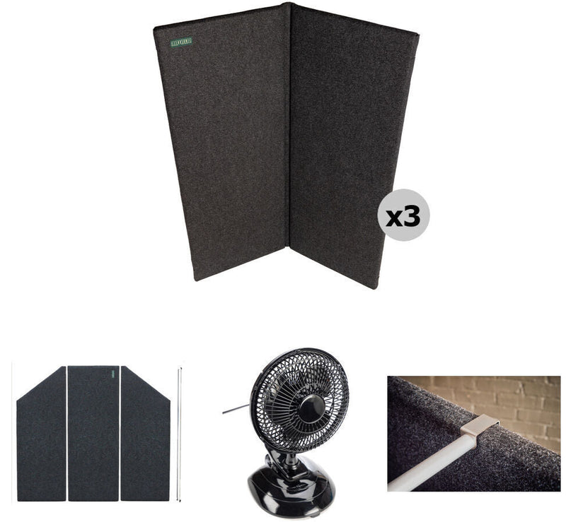 Clearsonic HPD Sound-Absorption Baffle and Gobo Drum Isolation Kit