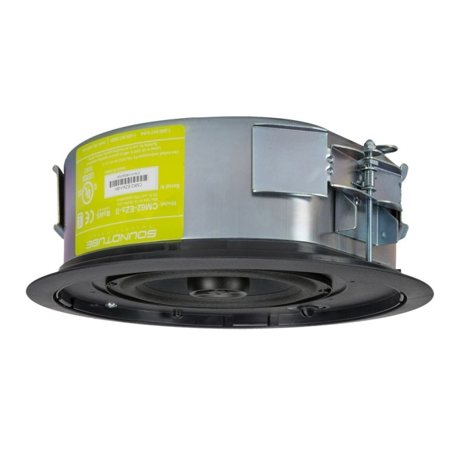 SoundTube CM62-EZS-II-BK 2 Way In Ceiling Speaker (Black) - 6"